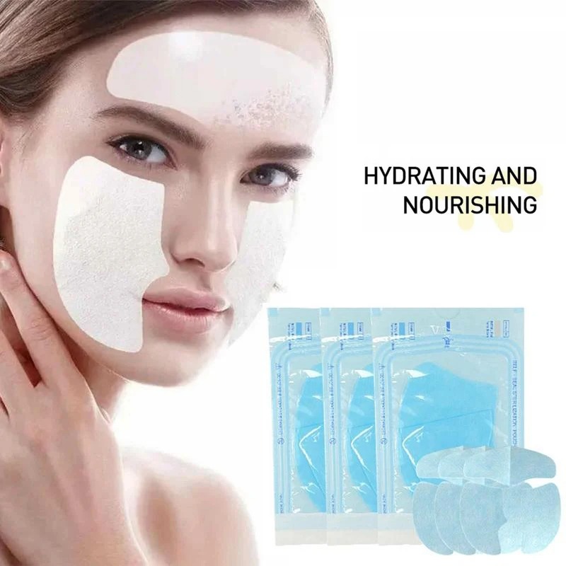 Sheet Mask Collagen - 3pcs Soluble Collagen Face Mask Hydrolyzed