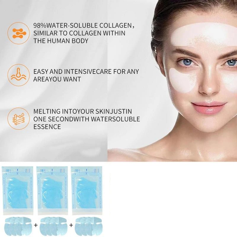 3pcs Soluble Collagen Face Mas - đánh giá và giá Sheet Mask Collagen