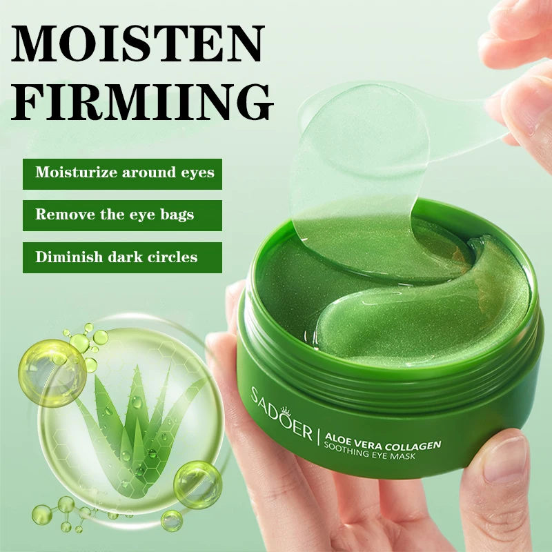 60pcs Aloe Vera Collagen Eye M - đánh giá và giá Sheet Mask Collagen