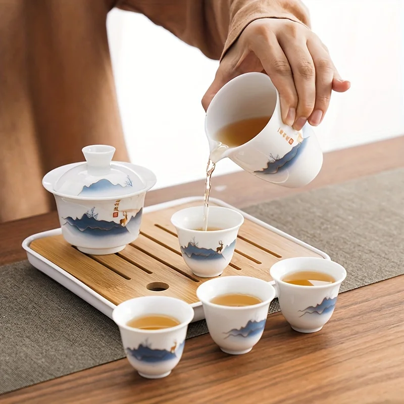 Ceramic Chinese Kung Fu Tea Se - đánh giá và giá Korean Tea Set