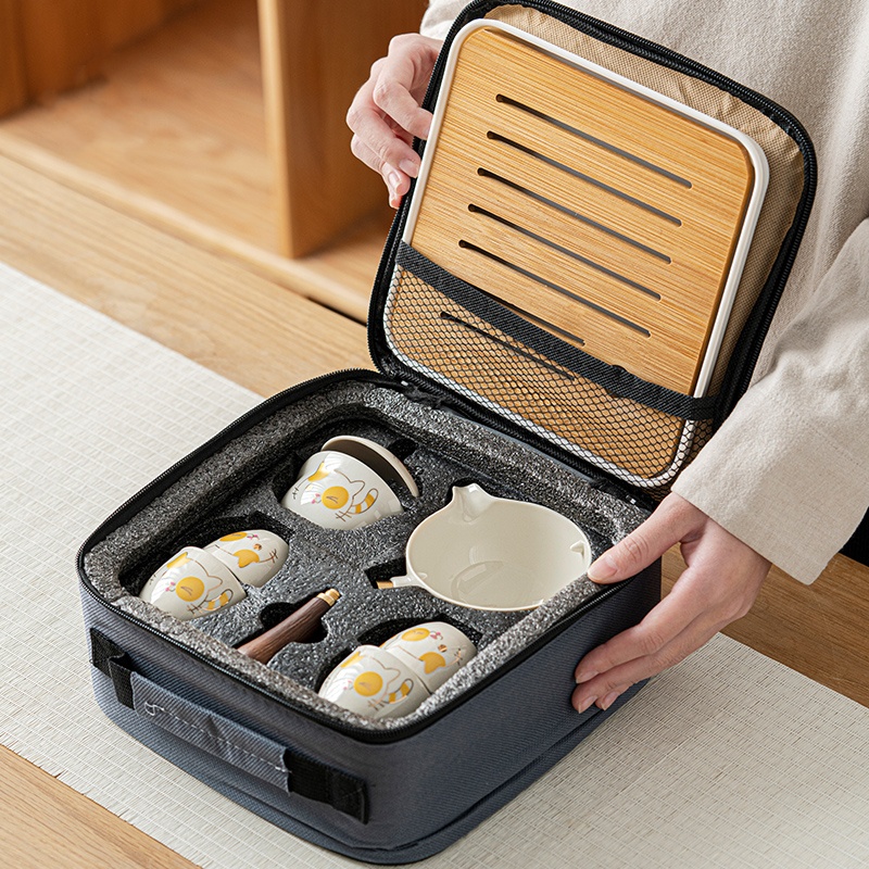 Portable Glass Ceramic Chinese - đánh giá và giá Korean Tea Set