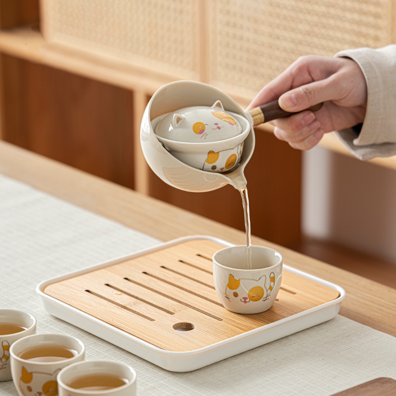 Portable Glass Ceramic Chinese - đánh giá và giá Korean Tea Set