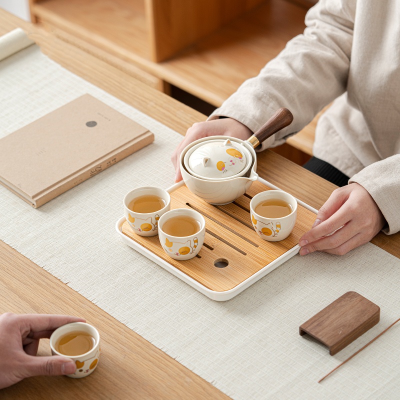 Portable Glass Ceramic Chinese - đánh giá và giá Korean Tea Set