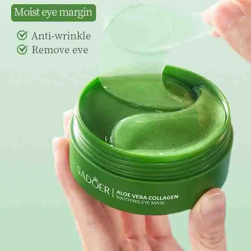 60pcs Aloe Vera Collagen Eye M - đánh giá và giá Sheet Mask Collagen