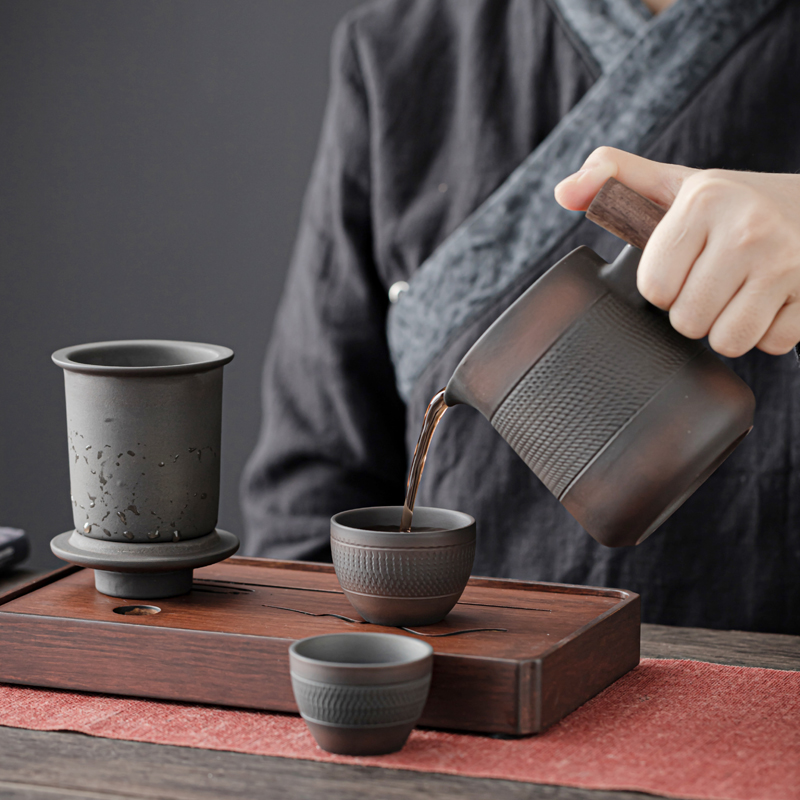 High-end Purple Pottery RetroT - đánh giá và giá Korean Tea Set