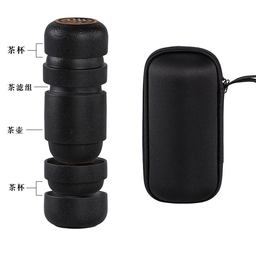 HMLOVE Black Ceramic Teawear 1 - đánh giá và giá Korean Tea Set