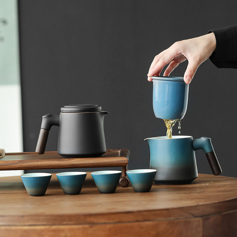 Simple 1 Pot 4 Cups Travel Tea - đánh giá và giá Korean Tea Set