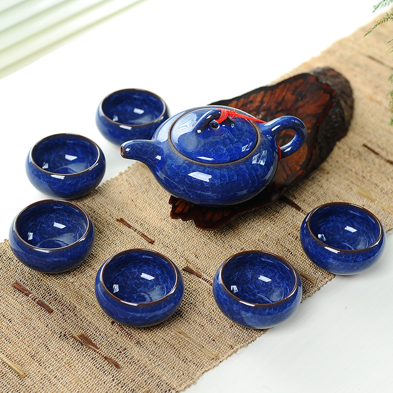 7pcs Ceramic Tea Set with Ice  - đánh giá và giá Korean Tea Set