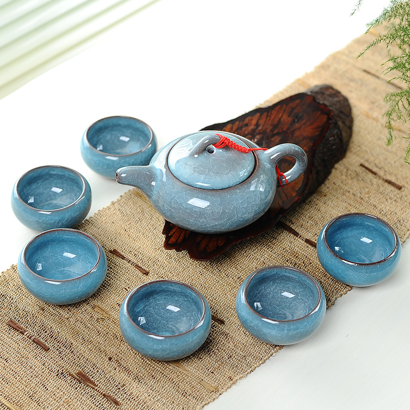 7pcs Ceramic Tea Set with Ice  - đánh giá và giá Korean Tea Set