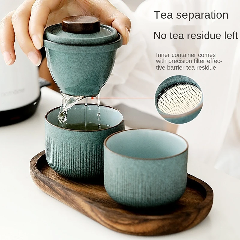 Travel Kung Fu Tea Set Outdoor - đánh giá và giá Korean Tea Set