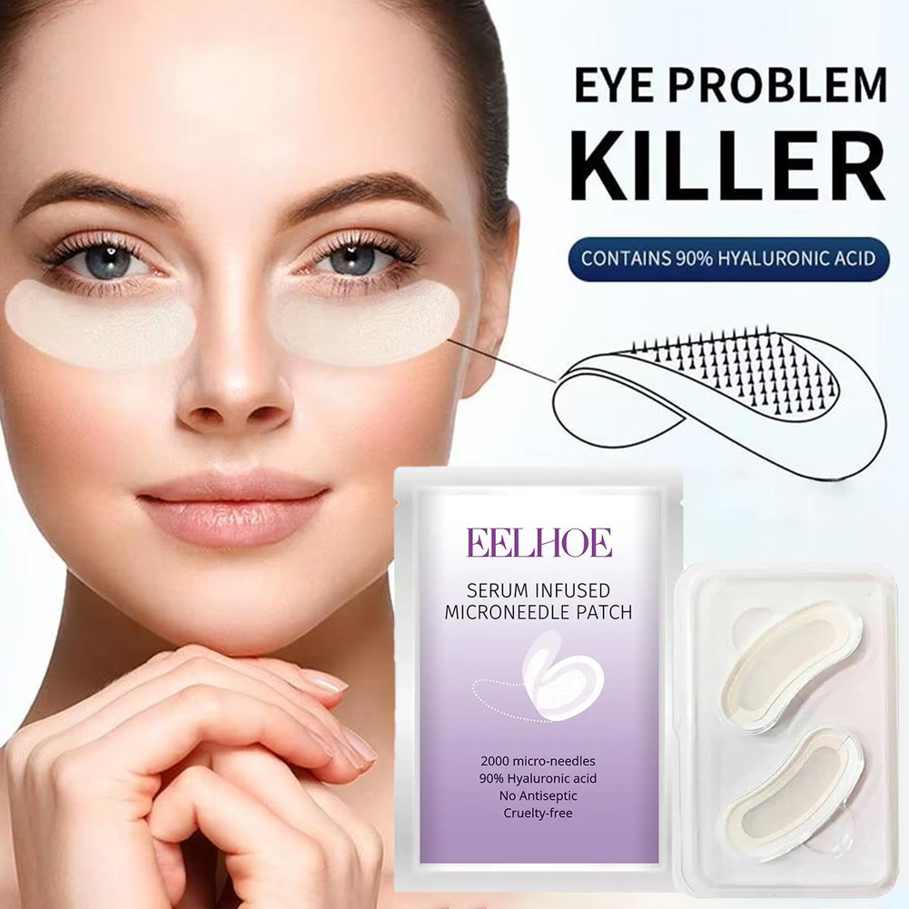 1 Pair Micro-needle Eye Patch  - đánh giá và giá Sheet Mask Collagen