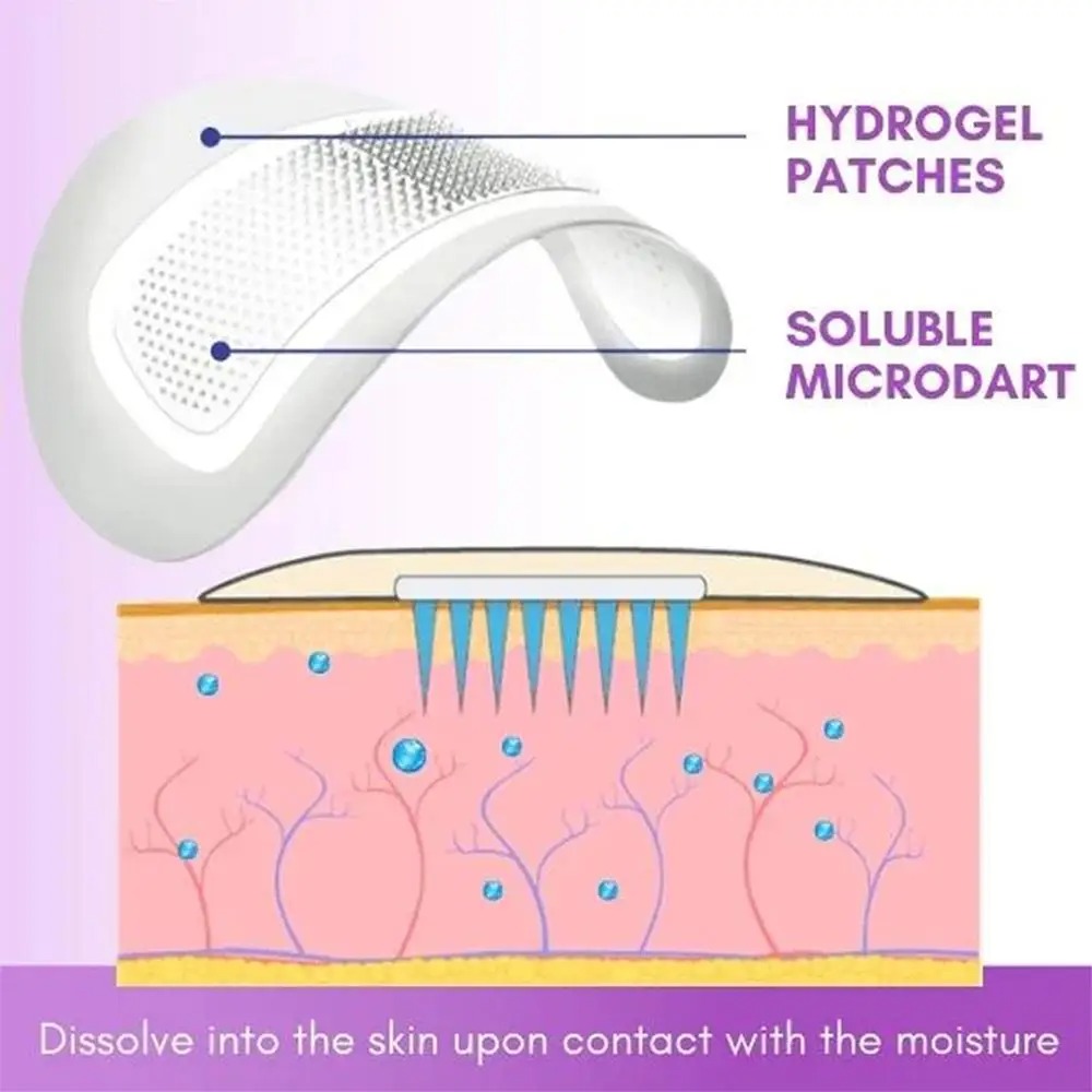 1 Pair Micro-needle Eye Patch  - đánh giá và giá Sheet Mask Collagen