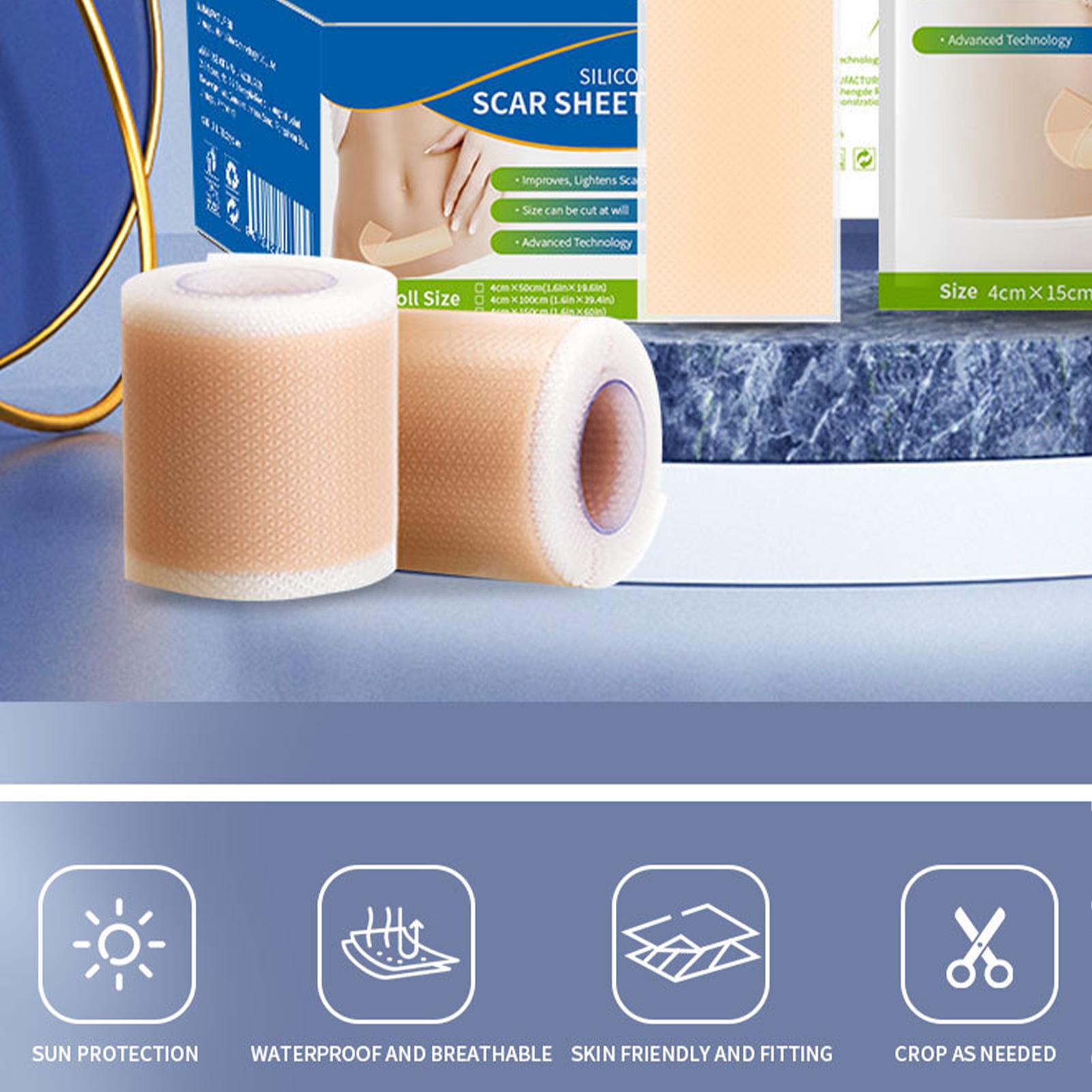 1 Roll Silicone Scar Sheets 4c - đánh giá và giá Sheet Mask Collagen